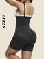 1kpl Compressing Full Shapewear Bodysuit Plus Size korkea vyötärö Body Shaper Control Faja Shortsit vyötärö Trainer vyö·Musta·S hinta ja tiedot | Muotoilevat alusvaatteet | hobbyhall.fi