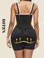 1kpl Compressing Full Shapewear Bodysuit Plus Size korkea vyötärö Body Shaper Control Faja Shortsit vyötärö Trainer vyö·Musta·S hinta ja tiedot | Muotoilevat alusvaatteet | hobbyhall.fi