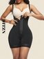 1kpl Compressing Full Shapewear Bodysuit Plus Size korkea vyötärö Body Shaper Control Faja Shortsit vyötärö Trainer vyö·Musta·S hinta ja tiedot | Muotoilevat alusvaatteet | hobbyhall.fi