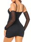 Ruched Underwire Shapewear Slips Ilman hihoja·Musta·L hinta ja tiedot | Hameet | hobbyhall.fi