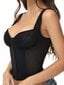 Hook And Eye Mesh Shapewear Top·Black·S hinta ja tiedot | Hameet | hobbyhall.fi