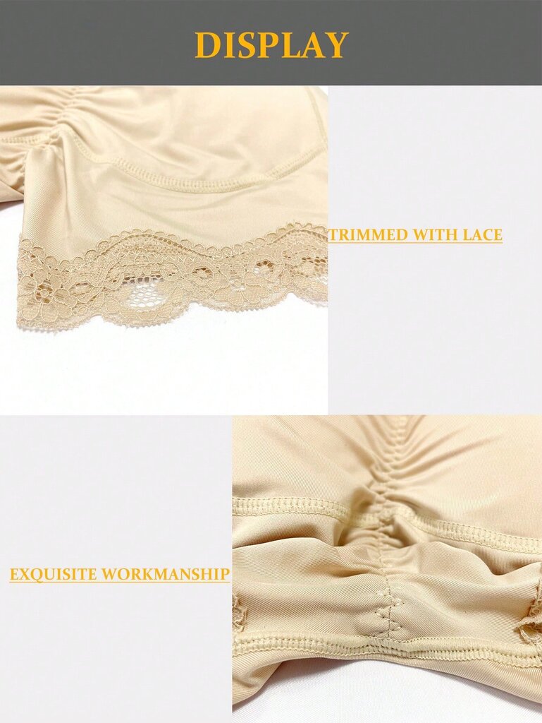 Beige Lace Shapewear Shortsit Contol pikkuhousut , lantio- ja peppusuojat·beige·M hinta ja tiedot | Muotoilevat alusvaatteet | hobbyhall.fi