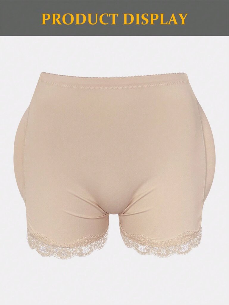 Beige Lace Shapewear Shortsit Contol pikkuhousut , lantio- ja peppusuojat·beige·M hinta ja tiedot | Muotoilevat alusvaatteet | hobbyhall.fi