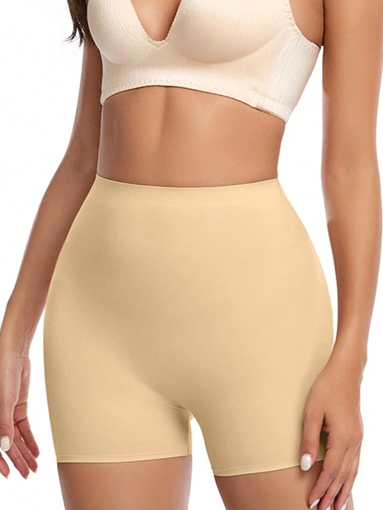 Naisten saumattomat muotoilushortsit pehmusteella pehmustetut pikkuhousut Control Body Shaper·Aprikoosi·L hinta ja tiedot | Muotoilevat alusvaatteet | hobbyhall.fi