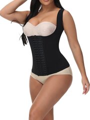 Steel Boned Shapewear Top·Musta·L hinta ja tiedot | Hameet | hobbyhall.fi