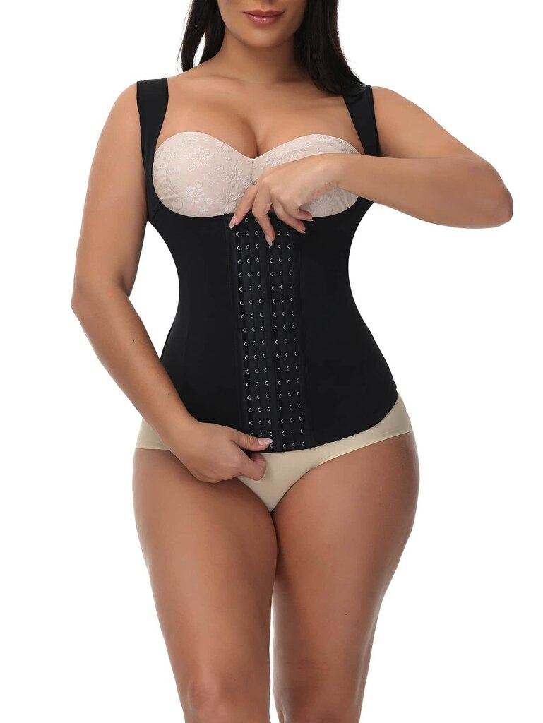 Steel Boned Shapewear Top·Musta·M hinta ja tiedot | Hameet | hobbyhall.fi