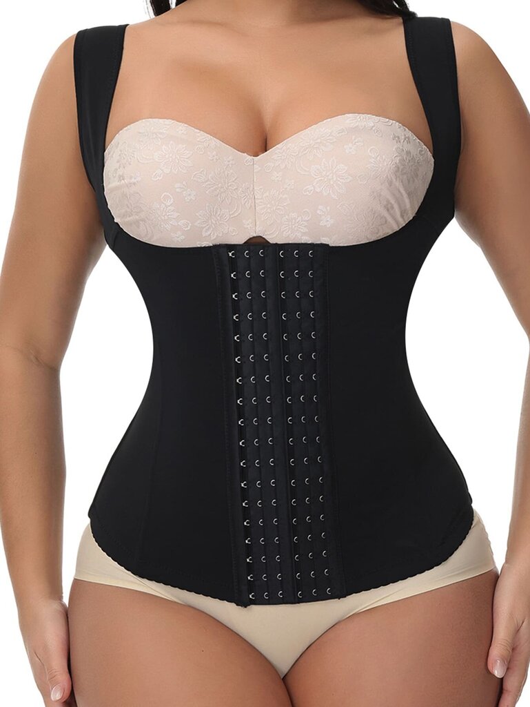 Steel Boned Shapewear Top·Black·S hinta ja tiedot | Hameet | hobbyhall.fi