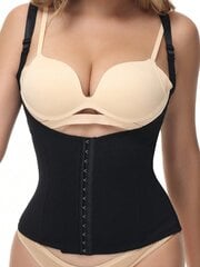 Hook And Eye Shapewear -toppi ilman Bra·Black·M hinta ja tiedot | Hameet | hobbyhall.fi