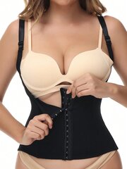 Hook And Eye Shapewear toppi ilman Bra·Black·S hinta ja tiedot | Hameet | hobbyhall.fi