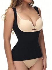 Naisten yksivärinen Stretch Shapewear -toppi·musta·M hinta ja tiedot | Hameet | hobbyhall.fi