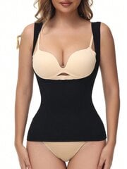 Naisten yksivärinen Stretch Shapewear toppi·musta·S hinta ja tiedot | Hameet | hobbyhall.fi