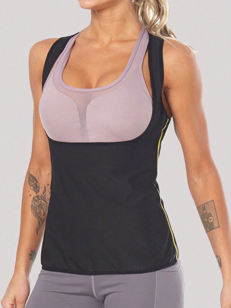 Yläommeltu Slight Stretch Shapewear Top·Black·M hinta ja tiedot | Hameet | hobbyhall.fi