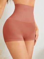 Korkeavyötäröiset Shapewear Shortsit · Ruskeat · S hinta ja tiedot | Muotoilevat alusvaatteet | hobbyhall.fi