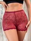 Lace Sheer turvashortsit·Burgundy·M hinta ja tiedot | Naamiaisasut | hobbyhall.fi