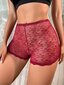 Lace Sheer turvashortsit·Burgundy·S hinta ja tiedot | Naamiaisasut | hobbyhall.fi