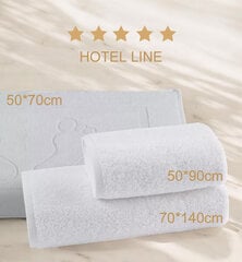 3 puuvillaisen kylpypyyhkeen setti Premium Karna Hotel Line, 70x140cm hinta ja tiedot | Pyyhkeet | hobbyhall.fi