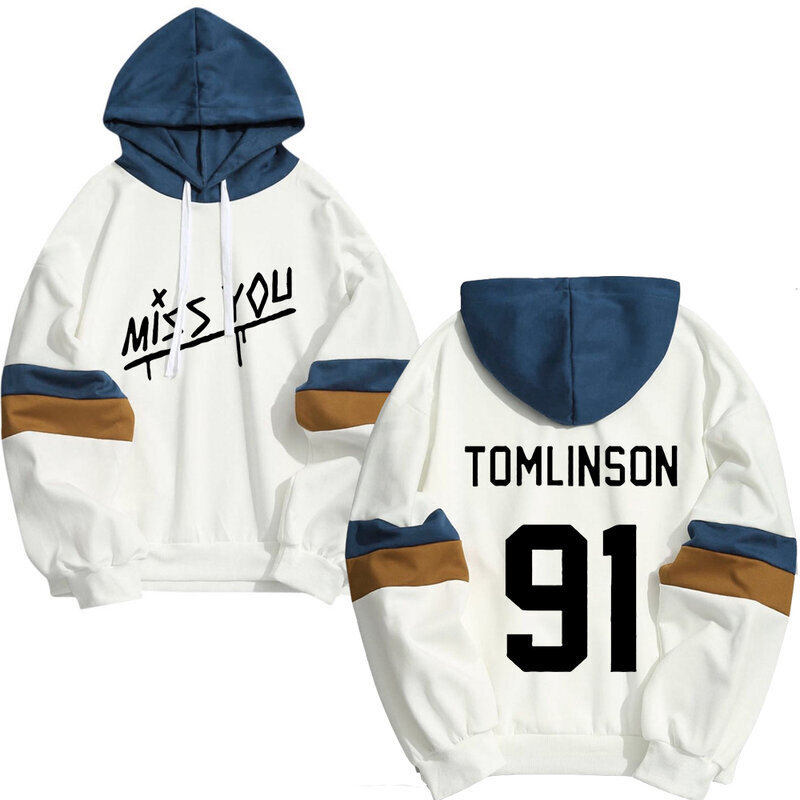 (1 valkoinen-S）Kevätsyksy Louis Tomlinson One Direction -hupparit hinta ja tiedot | Miesten puserot ja hupparit | hobbyhall.fi