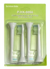 Sähköharjojen päät Philips HX6013/HX6011/HX6014/HX6530, valkoinen, 4 kpl (vaihto) hinta ja tiedot | Sähköhammasharjat | hobbyhall.fi