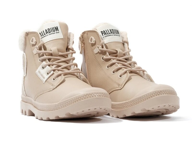 Palladium nilkkurit Pampa Hi beige _ hiekka hinta ja tiedot | Naisten saappaat | hobbyhall.fi