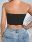 Solid Bandeau Bra·Black·L hinta ja tiedot | Rintaliivit | hobbyhall.fi