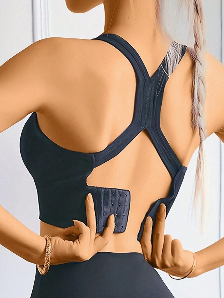 Saumattomat urheilurintaliivit Iskunkestävät Push Up Running Tank Top Joogarintaliivit Selkä Beauty Thin Section Lift Kainaloliivit, Ei Underwire·Musta·S hinta ja tiedot | Rintaliivit | hobbyhall.fi