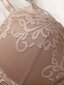 Floral Lace Valjaat Underwire Bra Alusvaatteet·Kahviruskea·70B hinta ja tiedot | Rintaliivit | hobbyhall.fi