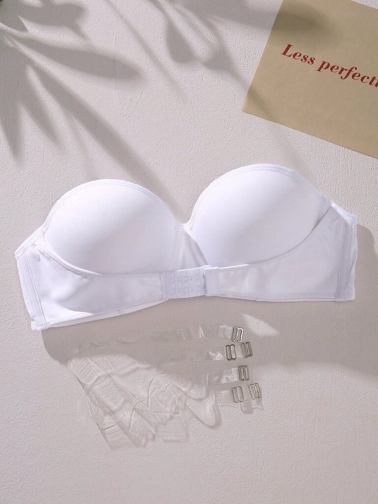 Solid Underwire Bra·White·70A hinta ja tiedot | Rintaliivit | hobbyhall.fi