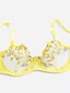 Embroidery Mesh Underwire Alusvaatteet Set · Monivärinen · XL hinta ja tiedot | Rintaliivit | hobbyhall.fi