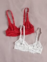 2 pack Floral Lace Underwire Bra Set Alusvaatteet Set·Multicolor·S hinta ja tiedot | Rintaliivit | hobbyhall.fi