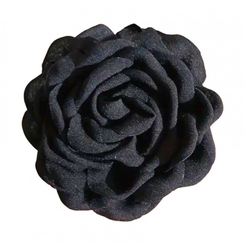 Suuri hiusklipsi - Black Rose hinta ja tiedot | Hiustarvikkeet | hobbyhall.fi