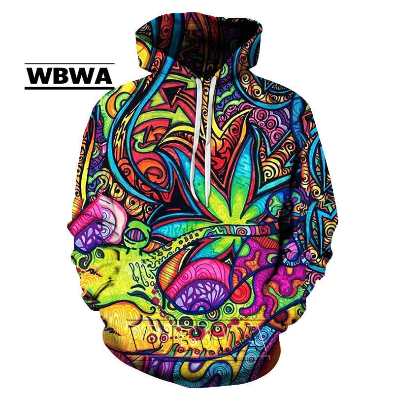 (W2434-XXS） 3D Print weed hoodies topit villapaita Miesten/ hinta ja tiedot | Miesten puserot ja hupparit | hobbyhall.fi