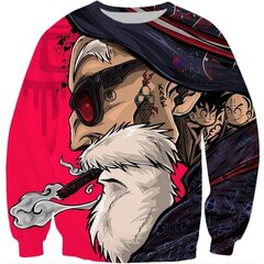 (sweatshirt-XS）Anime Printed Crewneck Sweatshirt syksyn Harajuku hinta ja tiedot | Miesten puserot ja hupparit | hobbyhall.fi