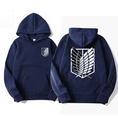 (laivasto-S）Attack on Titan Miesten huppari Anime Hupparit Miesten Streetwear hinta ja tiedot | Miesten puserot ja hupparit | hobbyhall.fi