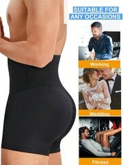 1kpl Miesten Butt Lifter Body Shaping Lyhyt·Musta·L hinta ja tiedot | Muotoilevat alusvaatteet | hobbyhall.fi