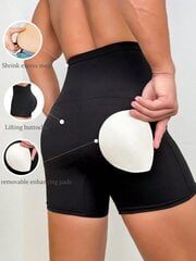 1kpl Miesten Butt Lifter Body Shaping Lyhyt·Musta·XL hinta ja tiedot | Muotoilevat alusvaatteet | hobbyhall.fi