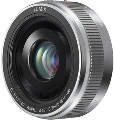 Panasonic Lumix G 20mm f / 1.7 II ASPH-objektiivi, hopea. hinta ja tiedot | Kameran suotimet | hobbyhall.fi