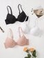 3kpl Solid Push Up Bra·Multicolor·70B hinta ja tiedot | Naamiaisasut | hobbyhall.fi