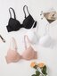 3kpl Solid Push Up Bra·Multicolor·75A hinta ja tiedot | Naamiaisasut | hobbyhall.fi