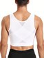 Miesten laihdutus Body Shaper Vest Mesh solki Crop Top - valkoinen·valkoinen·S hinta ja tiedot | Muotoilevat alusvaatteet | hobbyhall.fi