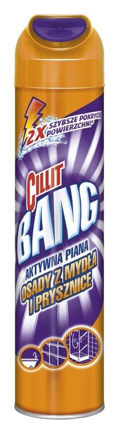 Kylpyhuoneen puhdistusvaahto CILLIT BANG Active Foam, 600 ml hinta ja tiedot | Puhdistusaineet | hobbyhall.fi