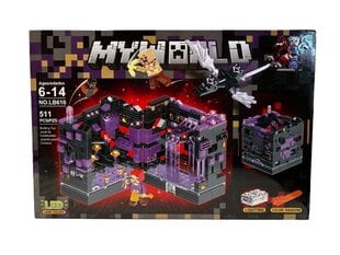 Rakennussarja LED MineCraft My World 610 hinta ja tiedot | LEGOT ja rakennuslelut | hobbyhall.fi