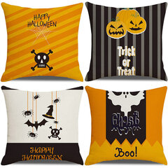 Koristetyynynpäällinen, Halloween, 45x45cm, 4 kpl hinta ja tiedot | Hauskat koristetyynyt | hobbyhall.fi