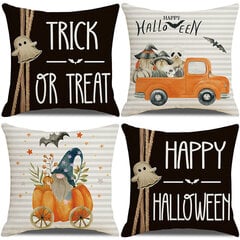 Koristetyynynpäällinen, Halloween, 45x45cm, 4 kpl hinta ja tiedot | Hauskat koristetyynyt | hobbyhall.fi