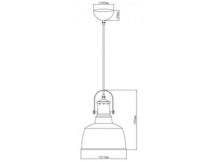 Kattovalaisin NOOR, valkoinen 6934 hinta ja tiedot | Riippuvalaisimet | hobbyhall.fi