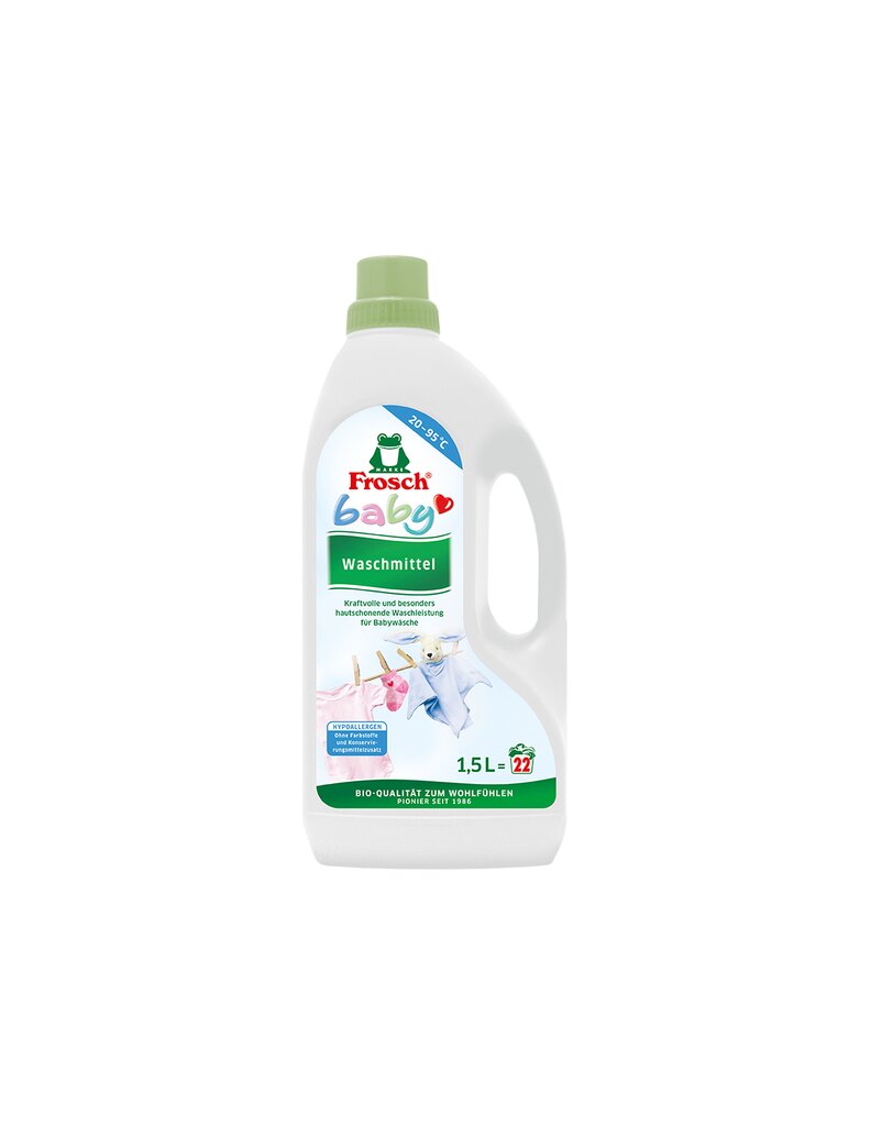 Pyykinpesuneste Frosch Baby kamomilla 1,5 l hinta ja tiedot | Puhdistusaineet | hobbyhall.fi