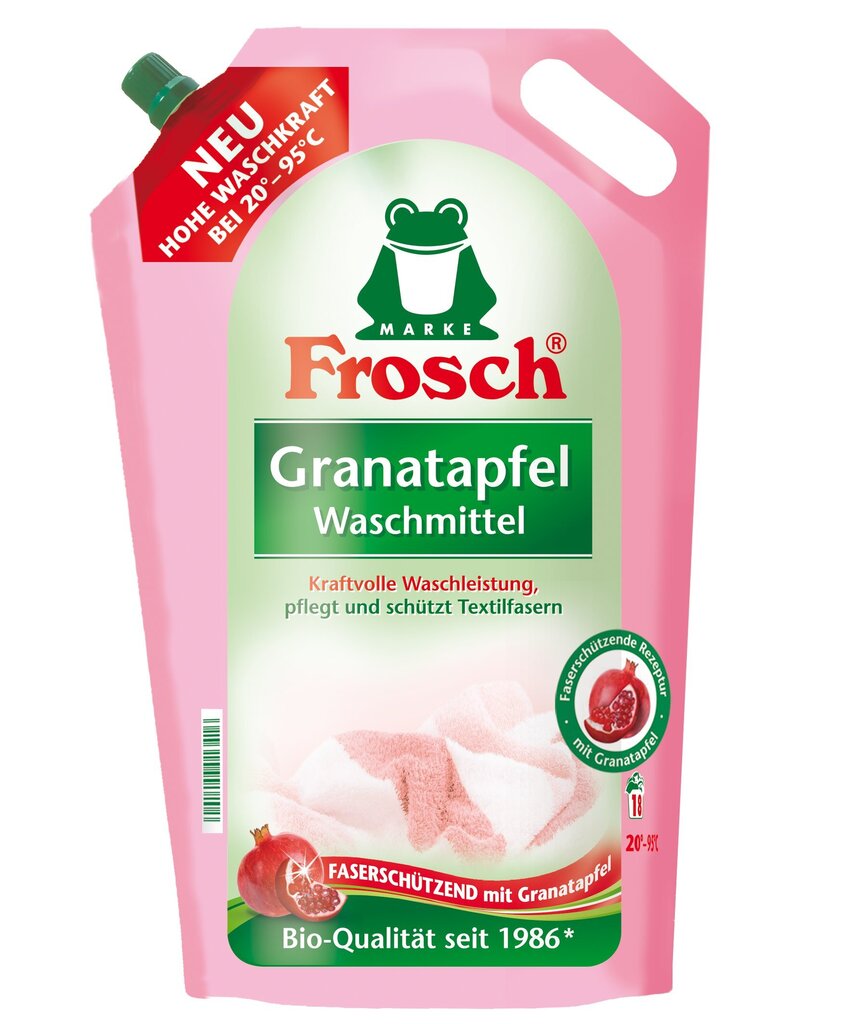 Pyykinpesuneste Frosch granaattiomena 1,8 l hinta ja tiedot | Pyykinpesuaineet | hobbyhall.fi