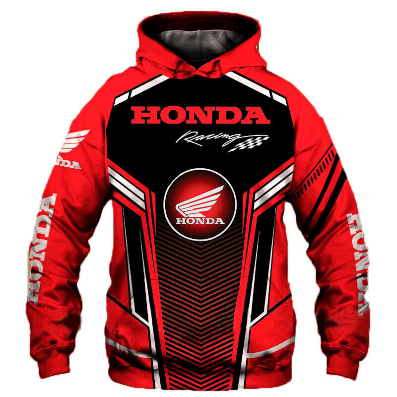 (22-XXS） Miesten Honda Motorcycle Racing -logohuppari 3D-digitaalitulostus hinta ja tiedot | Miesten puserot ja hupparit | hobbyhall.fi