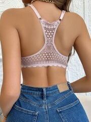 Naisten pitsipatchwork Underwire-rintaliivit alusvaatteet·vaaleanpunainen·70A hinta ja tiedot | Rintaliivit | hobbyhall.fi