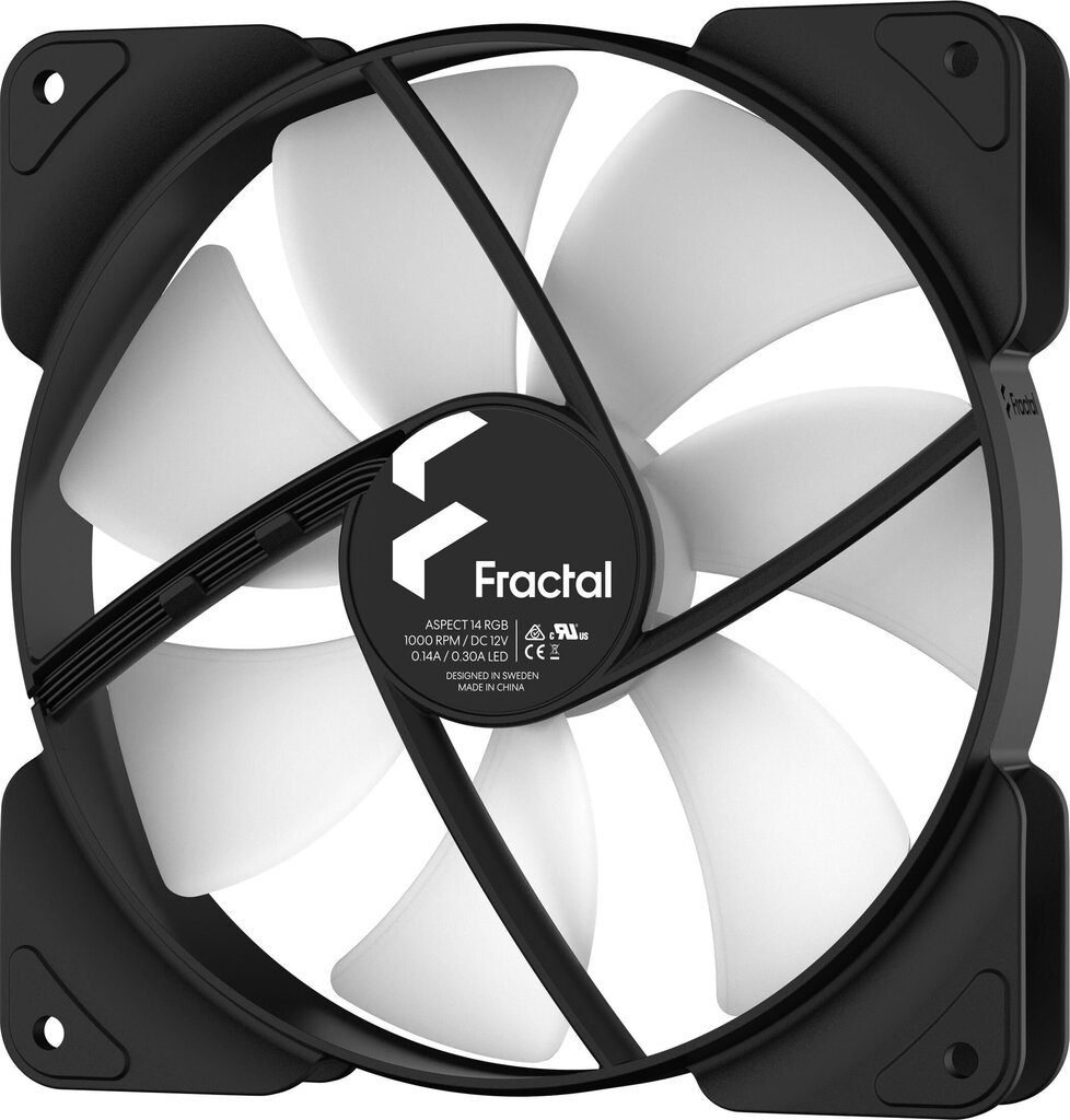 Fractal Design Aspect 14 RGB PWM Black F hinta ja tiedot | Pelikonsolitarvikkeet | hobbyhall.fi