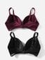 Plus 2kpl Solid Underwire Push Up Bra·Multicolor·85C hinta ja tiedot | Naisten aluspaidat | hobbyhall.fi